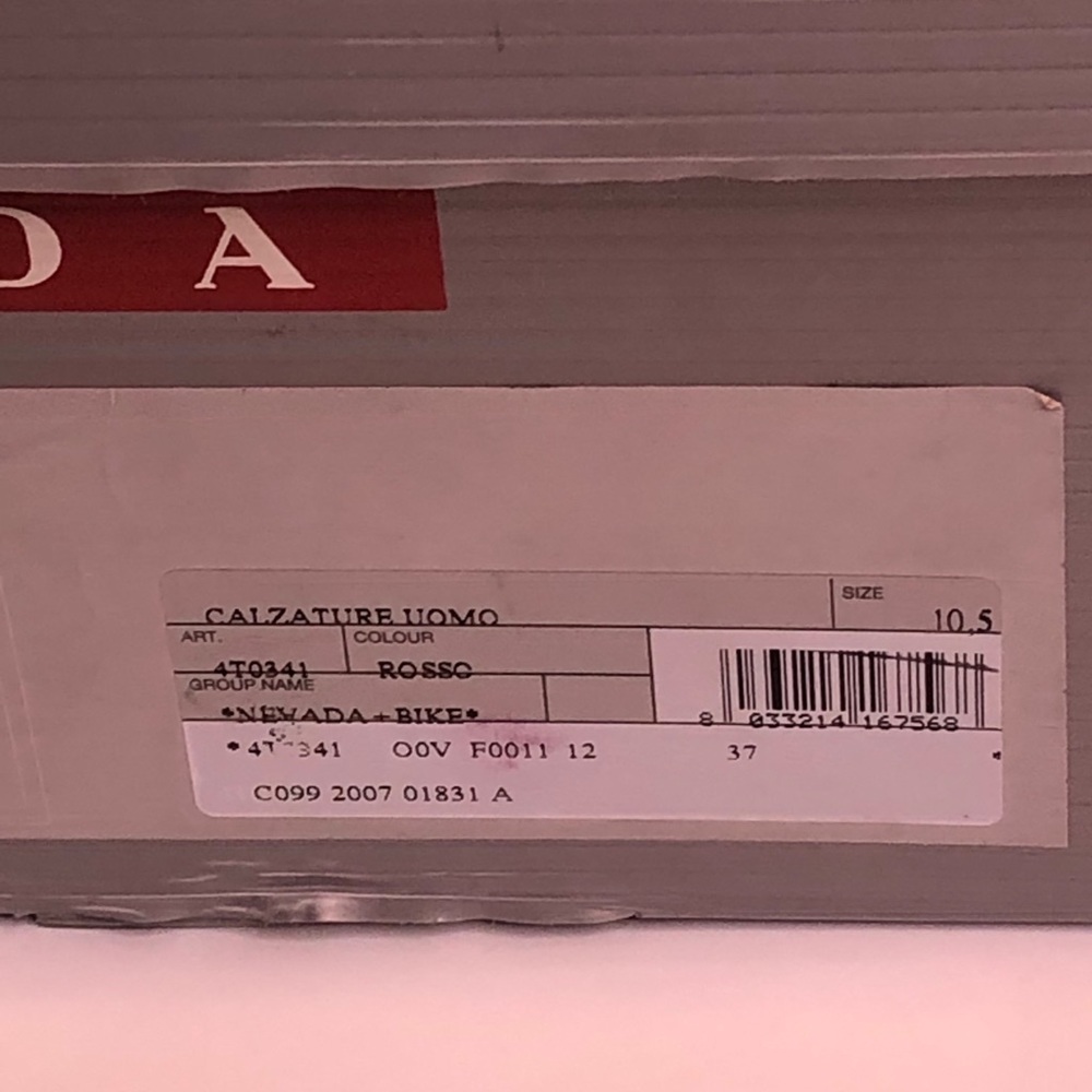 Prada Mens America’s Cup Sz 10.5 Hi Top Sneakers - Picture 10 of 12